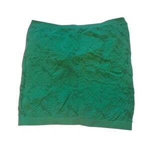 BKE Essentials Stretchy‎ Tube Top Lace Green Women's M/L